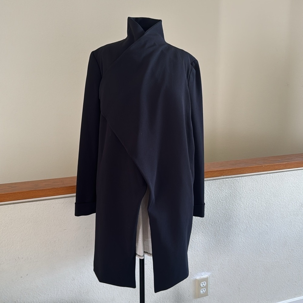 Kasper black with Pink Lining coat
